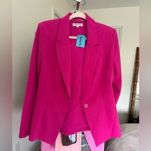 Women's Fuchsia Blazer